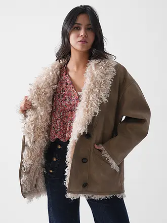 MARANT ETOILE | Mantel in Felloptik CLEA | 